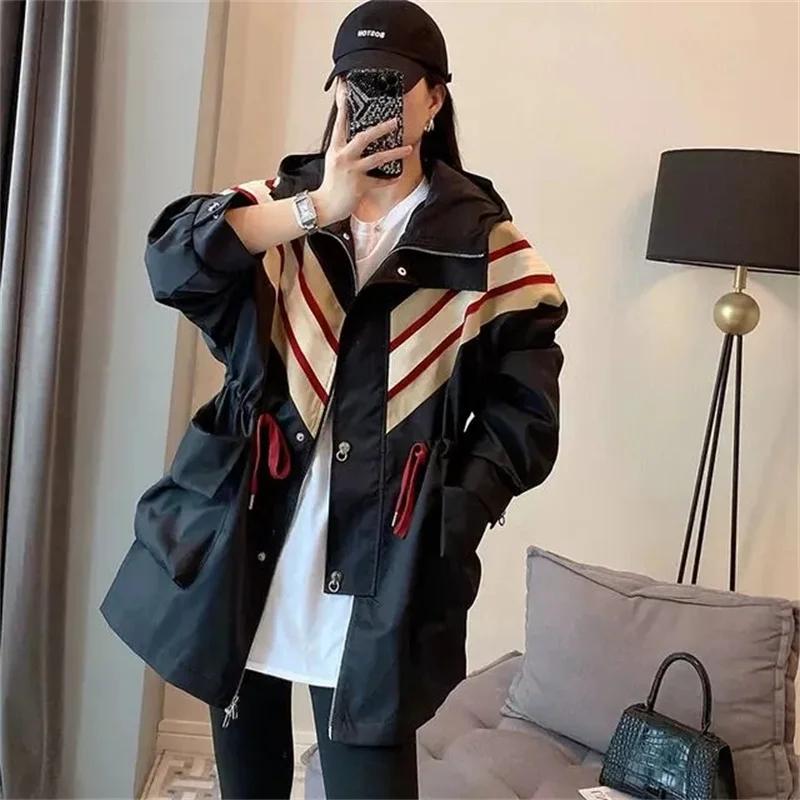 Manteau coupe-vent à capuche pour femme, coupe-vent de sport, Collection printemps 2023, nouveaux vê