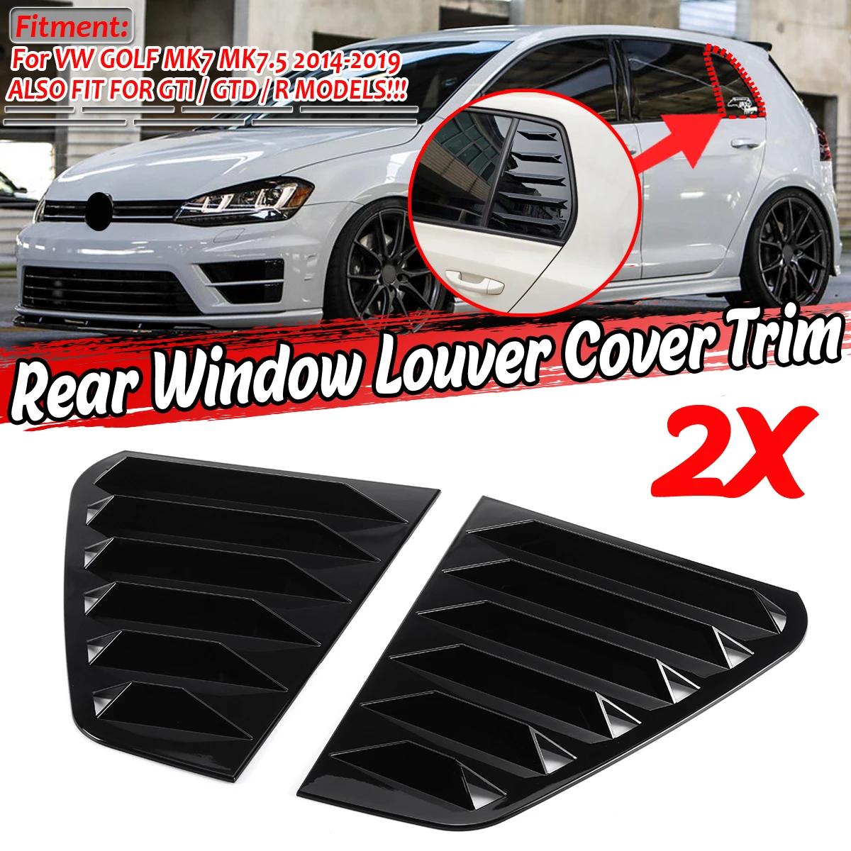 Couvercle de Volet Arrière de Voiture, Paire de Garnitures d'Évent Latéral pour Volkswagen VW GOLF 7