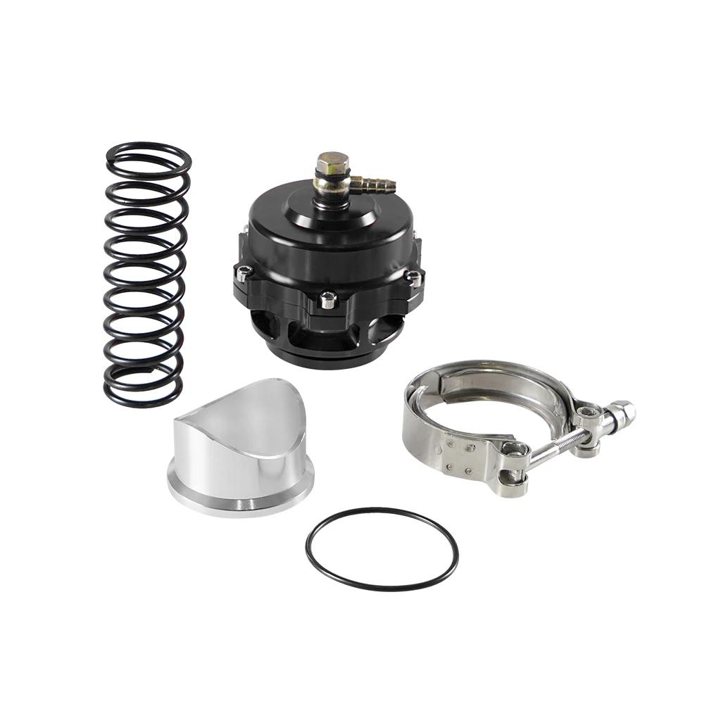 Valve de soufflage Turbo universelle de 50mm, bande en V avec soudure sur bride en aluminium, tuyau