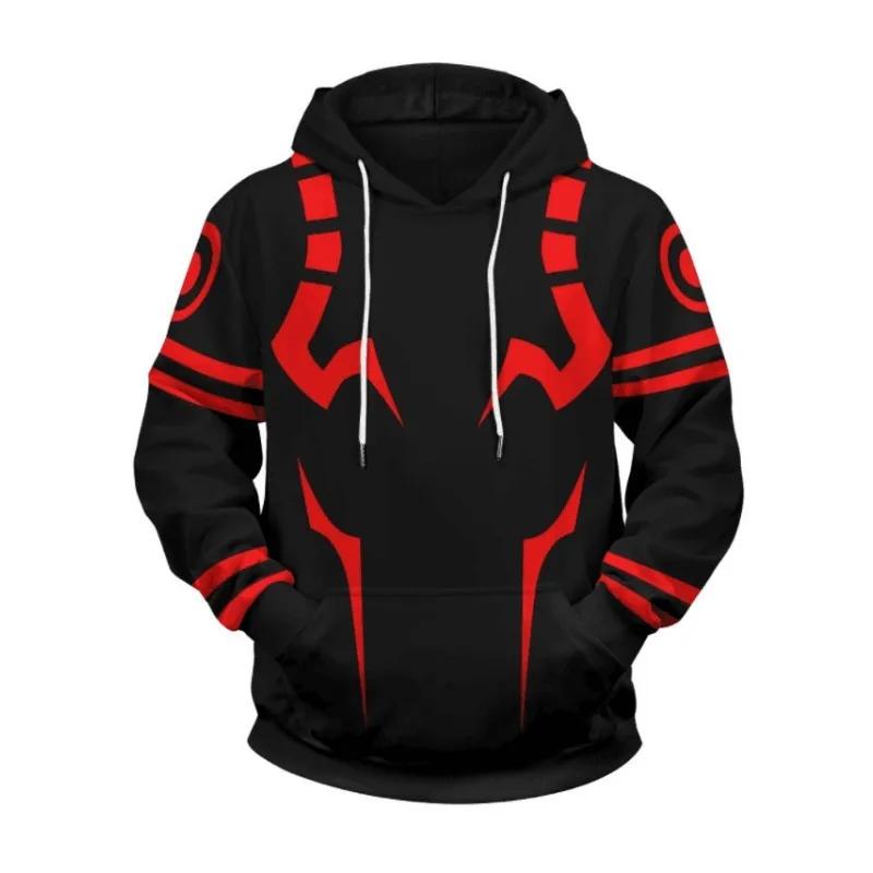 Nouveau Anime Jujutsu Kaisen sweat à capuche délavé 100% coton Vintage imprimé à manches longues vêt