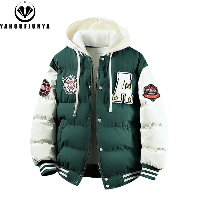 2025 nouveau hiver hommes en plein air coupe-vent chaud voyage veste hommes automne à capuche décont