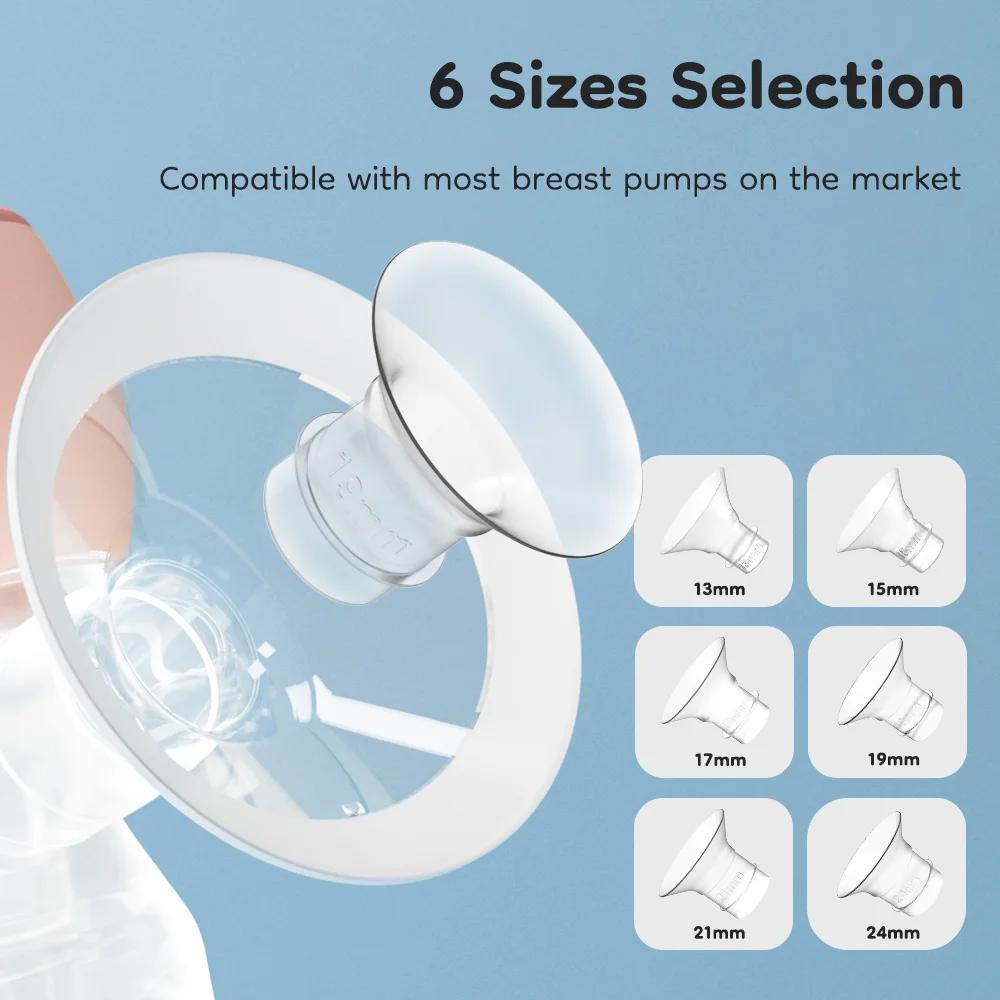 MAMIJOY – Inserts de bride en Silicone pour tire-lait, tire-lait électrique, Tunnel de mamelon, conn