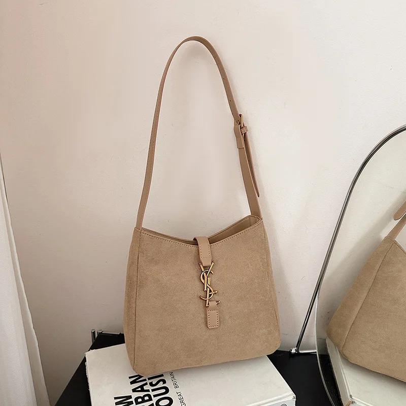 Sac seau spacieux grande capacité 2026 pour femme, sac à bandoulière Hobo, sac fourre-tout pour traj
