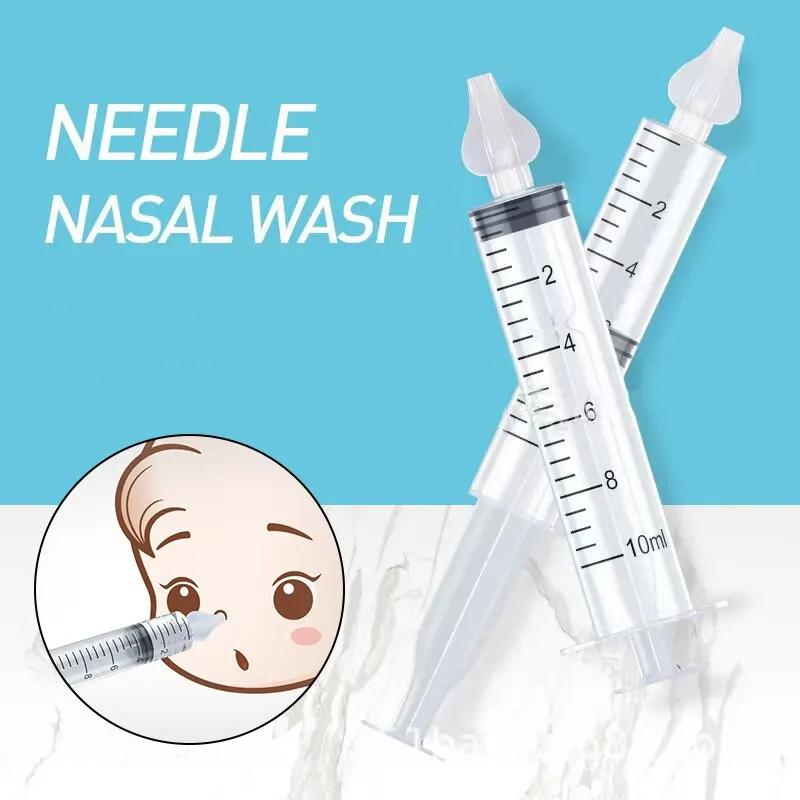Aspirateur nasal en antarctique pour bébé, 2 pièces, 10ml, lavage de seringues, outils de soins