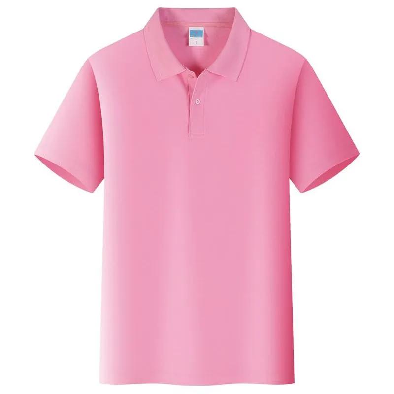 Polo à Manches Courtes pour Homme et Femme, Streetwear de dehors, à la Mode, Coloré, Solide, à Rever