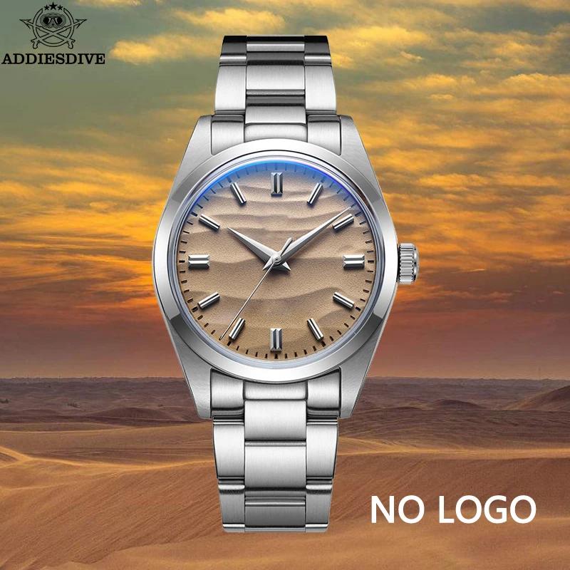 ADDIESDIVE-Montre-bracelet en acier inoxydable pour homme, montres à quartz étanches, cadran de sabl