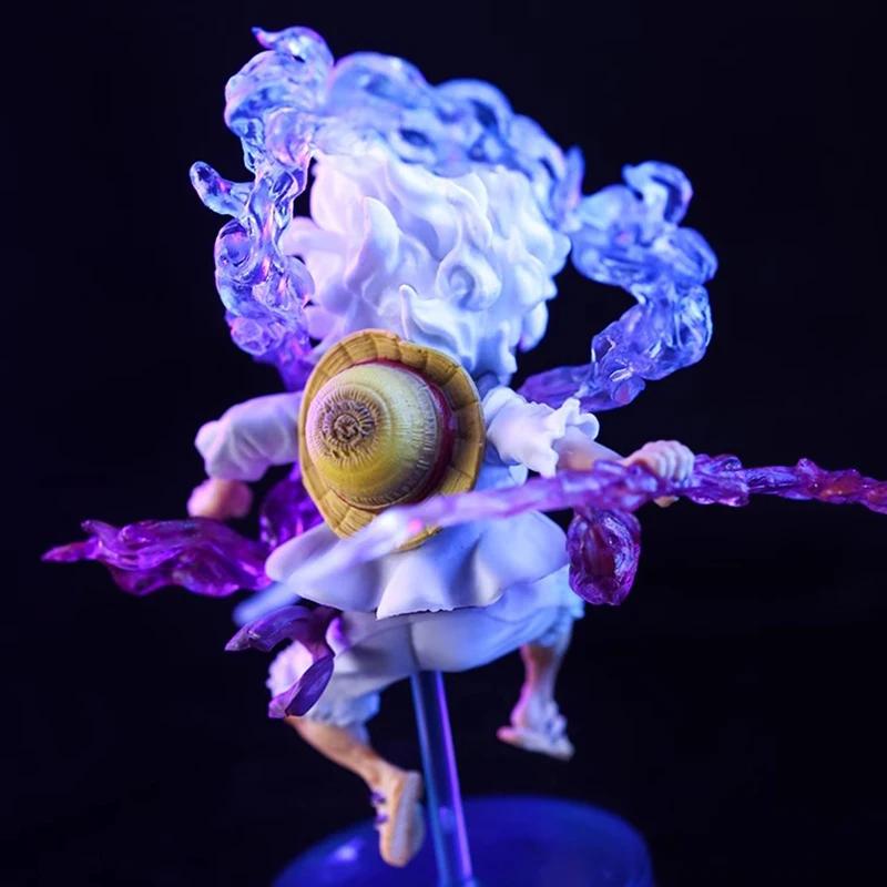 Bandai-Mini figurine One Piece Luffy Gear 5, statue de dieu du soleil, nika, figurine d'anime, modèl