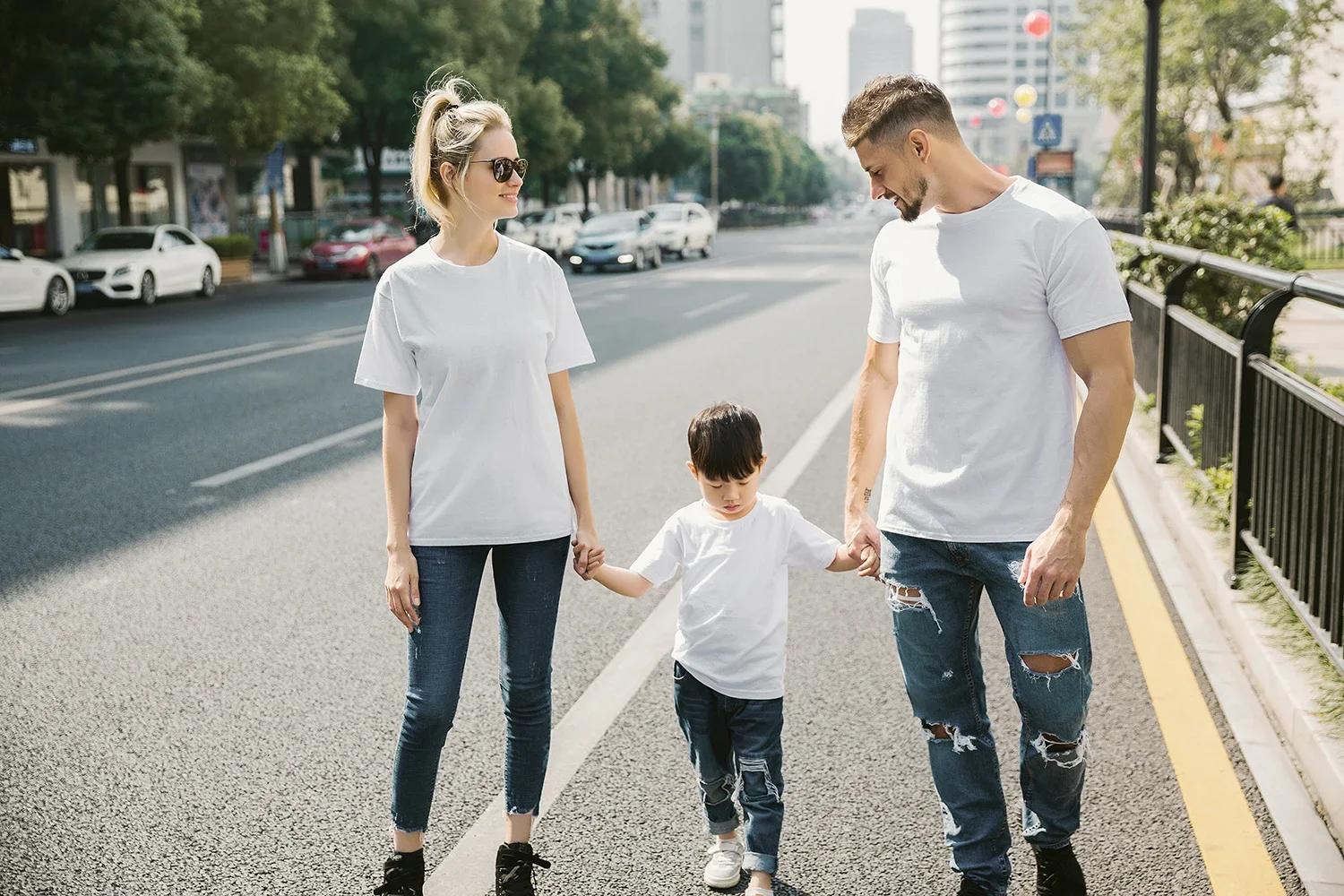 T-shirt Personnalisé 100% Coton pour Homme, Impression Avant et Arrière, Professionnel, Votre Propre