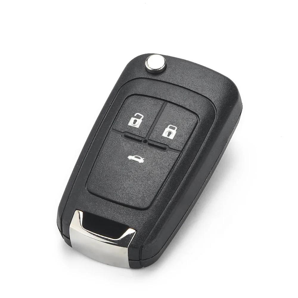 KEYYOU – coque de clé télécommande pliante, 10 pièces, pour Chevrolet Cruze Epica Lova Camaro Impala