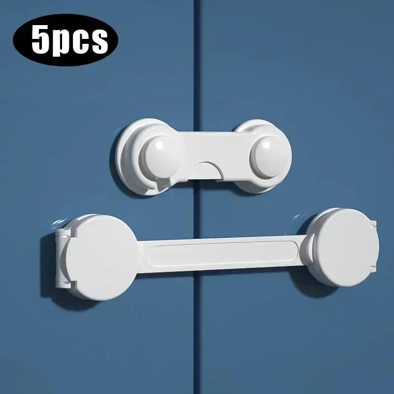 Serrures de porte multifonctionnelles pour la sécurité de bébé, serrure d'armoire, sécurité des enfa