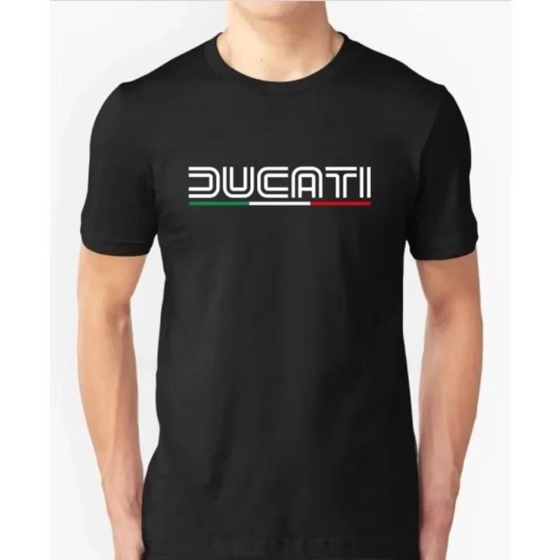 T-shirt en coton décontracté Ducati Moto GP Racing, T-shirt graphique d'été à manches courtes 2026 p