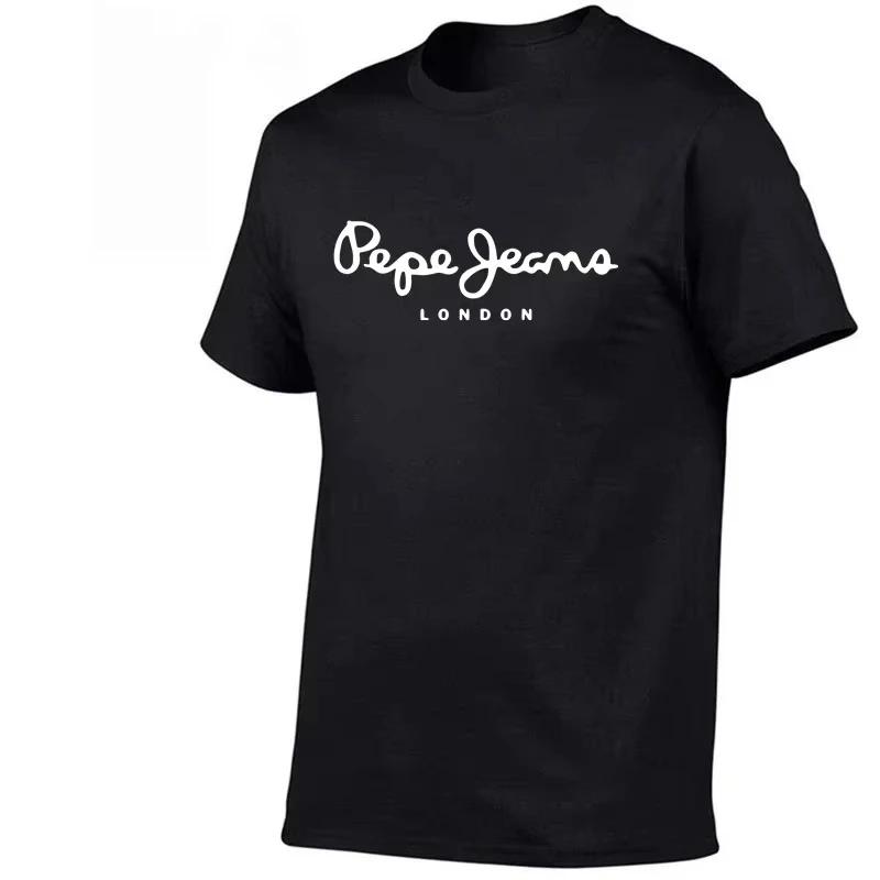 Nouveau T-shirt Pepe Jeans London Logo 2026, T-shirt d'été pour homme à manches courtes, tendance et