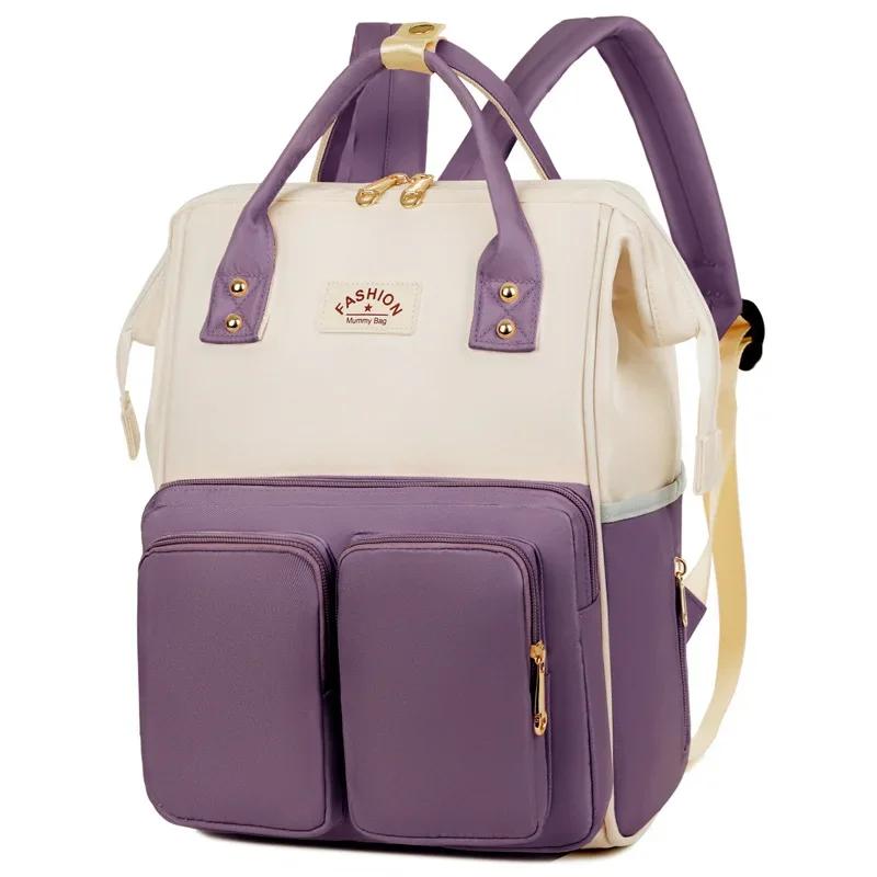 Sac à dos maman grande capacité étanche : sac multifonction sorties mère bébé pratique