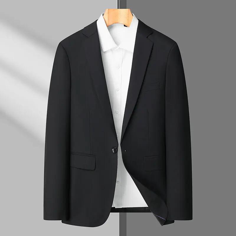 2025 style britannique haute qualité mode beau tendance affaires décontracté couleur unie hommes cos