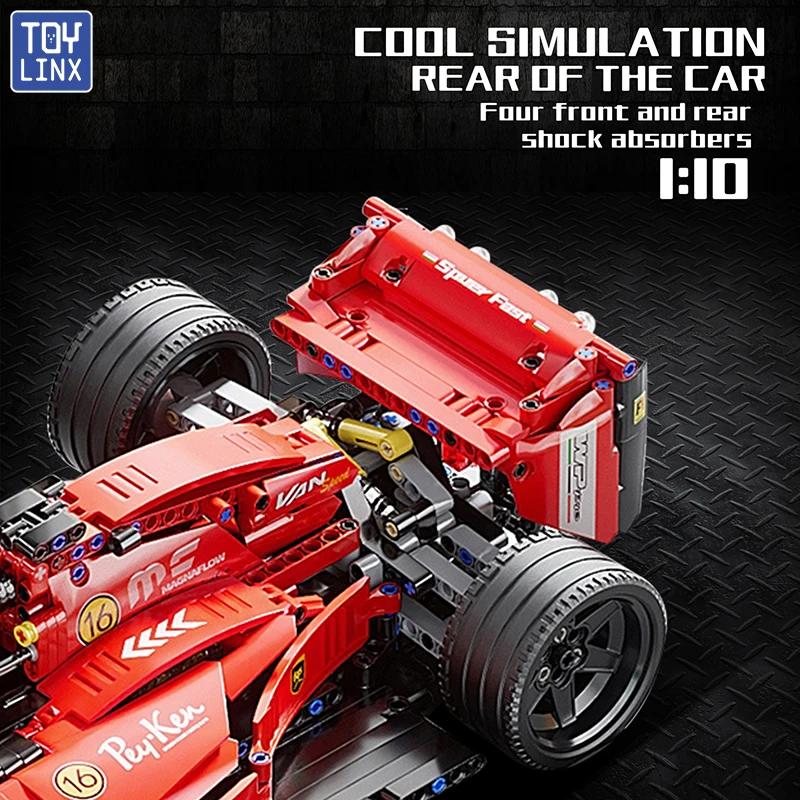 ToylinX RC voitures de course ensembles de construction blocs de construction voiture Cool modèle à