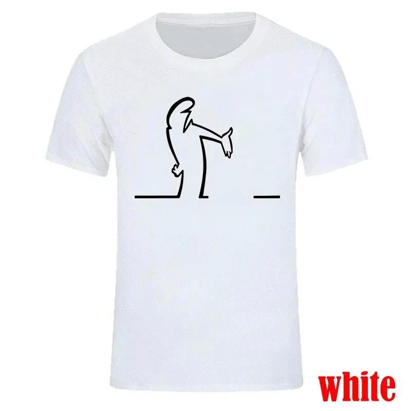 T-shirts d'été pour hommes femmes Balum La Linea t-shirt graphique drôle coton confortable Premium C