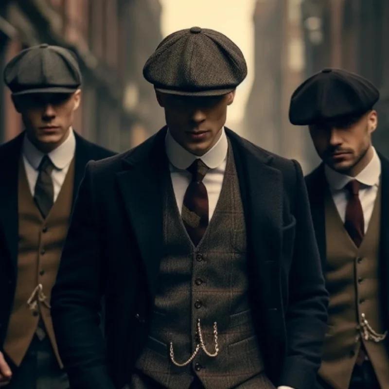 Haute qualité hiver rétro Style britannique casquette gavroche hommes Vintage luxe unisexe nouvelle