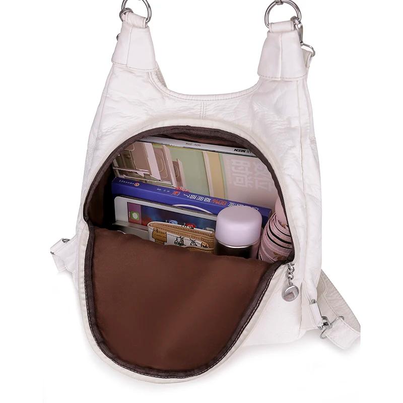 Sacs multifonctions sacs à main de haute qualité Bookbag sacs d'école en cuir souple pour adolescent
