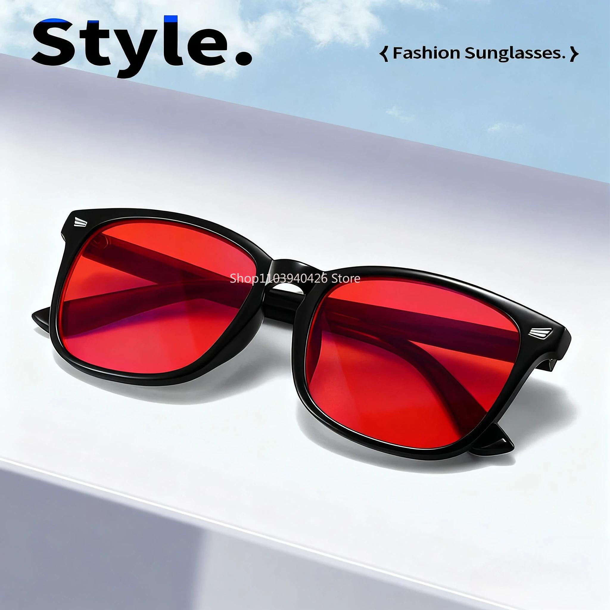 Lunettes de sommeil pour hommes, verres à lumière bleue bloquant la lentille rouge pour les jeux sur