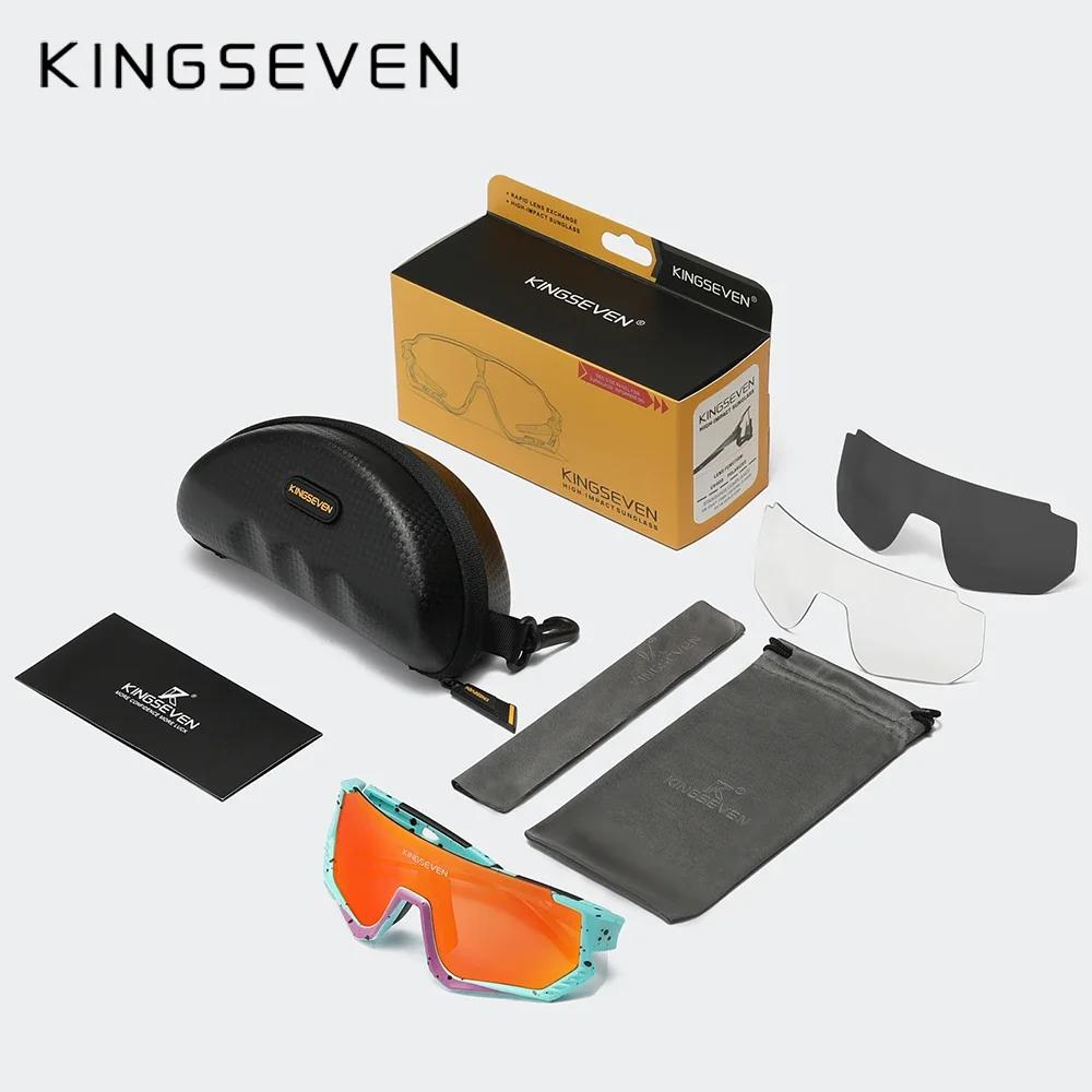 KINGSEVEN lunettes de soleil de cyclisme hommes femmes lunettes de vélo escalade Anti-UV vélo sport