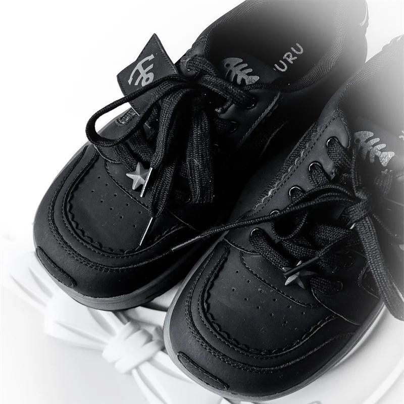 Navy Run Gururu Original marin Style chaussures simples été Lolita filles baskets à semelles épaisse