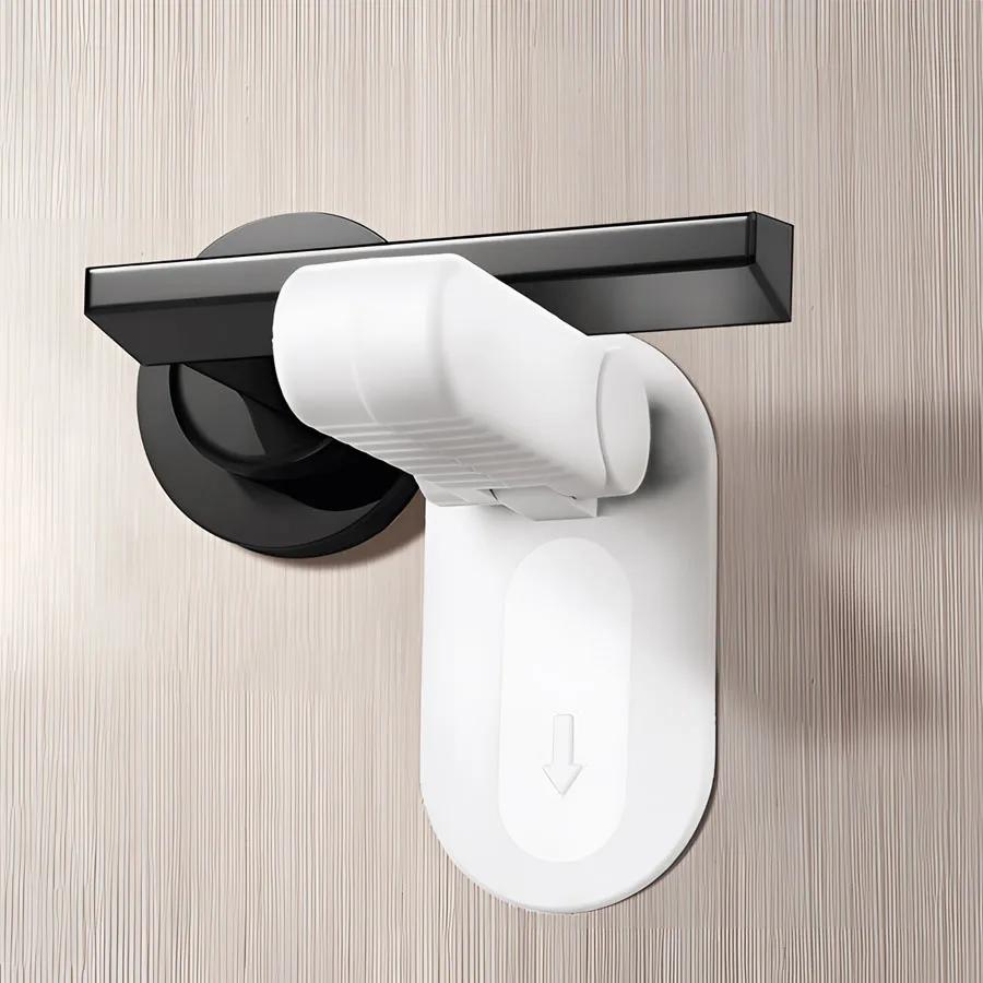 Serrure de tige de porte en plastique, poignée universelle Anti-ouverture, serrure de sécurité pour