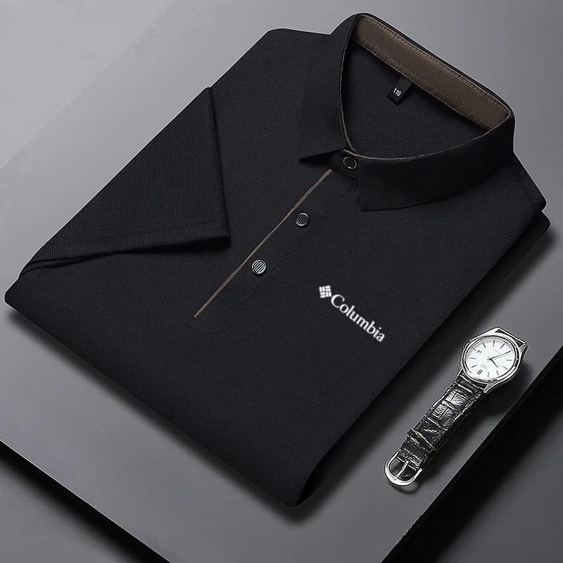 Polo imprimé de luxe pour homme, haut de gamme, décontracté et confortable, idéal pour le golf, coll
