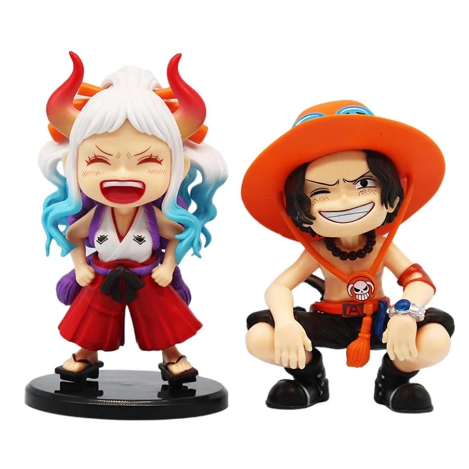 Anime une pièce singe D. Luffy Roronoa Zoro Sanji Portgas · D · Ace Yamato Q Version Anime figural P