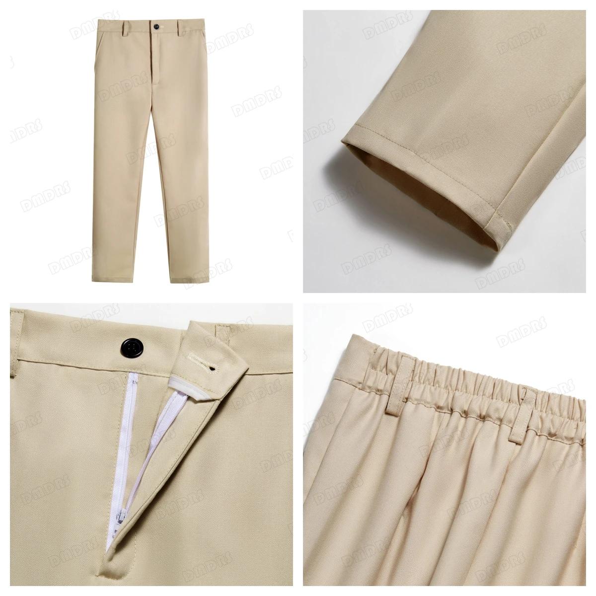 Ensemble de costume solide Champagne pour enfants, pour fête de mariage, remise de diplôme, Communio