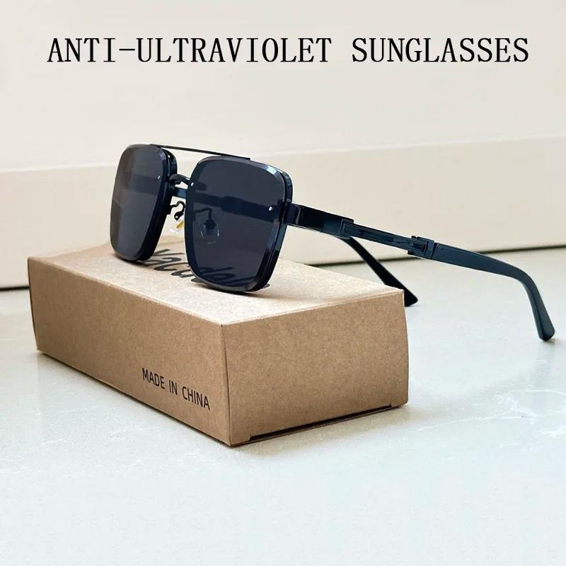 2025 Lunettes De Soleil carrées hommes luxe Vintage Lunettes De Soleil femmes à la mode rétro Lunett