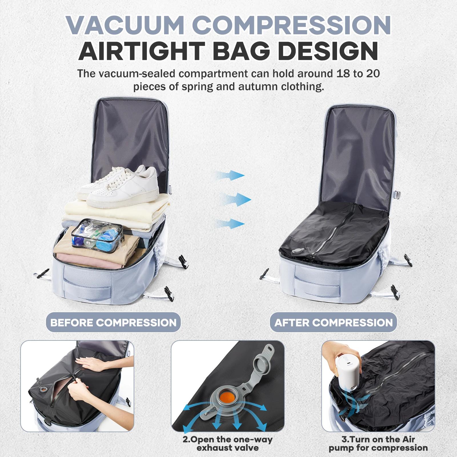 Sac à dos d'université de mode pour hommes, sac à dos de Compression sous vide, sac à dos pour ordin
