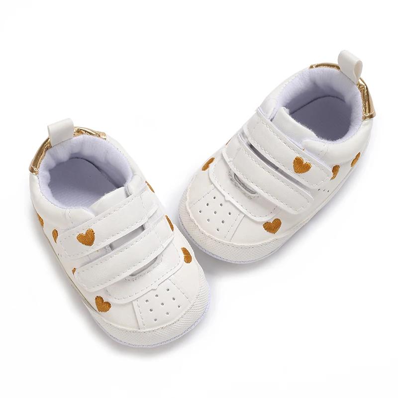 Chaussures décontractées pour bébé fille, jolies baskets à semelle souple, pour les premiers pas de