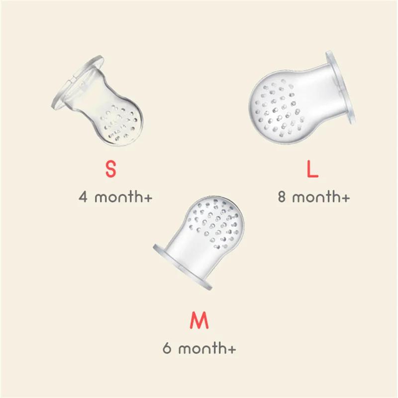 Anneau de dentition en silicone pour bébé, biberon, fruits, mangeoire pour nouveau-né, aliments frai