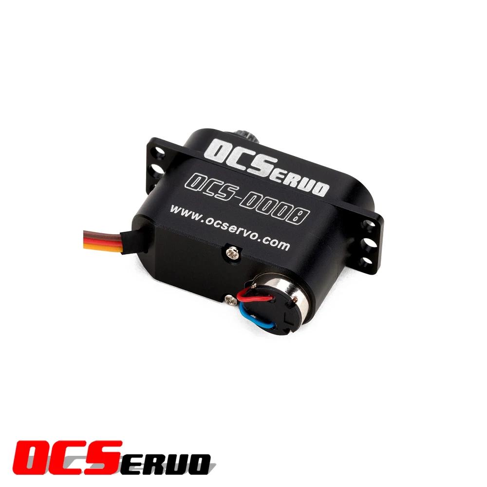 OCS-D008 7,4 V 3,2 kg.cm 7,7 g 0,07 S/60 ° Moteur sans noyau Micro servo engrenage métallique tou