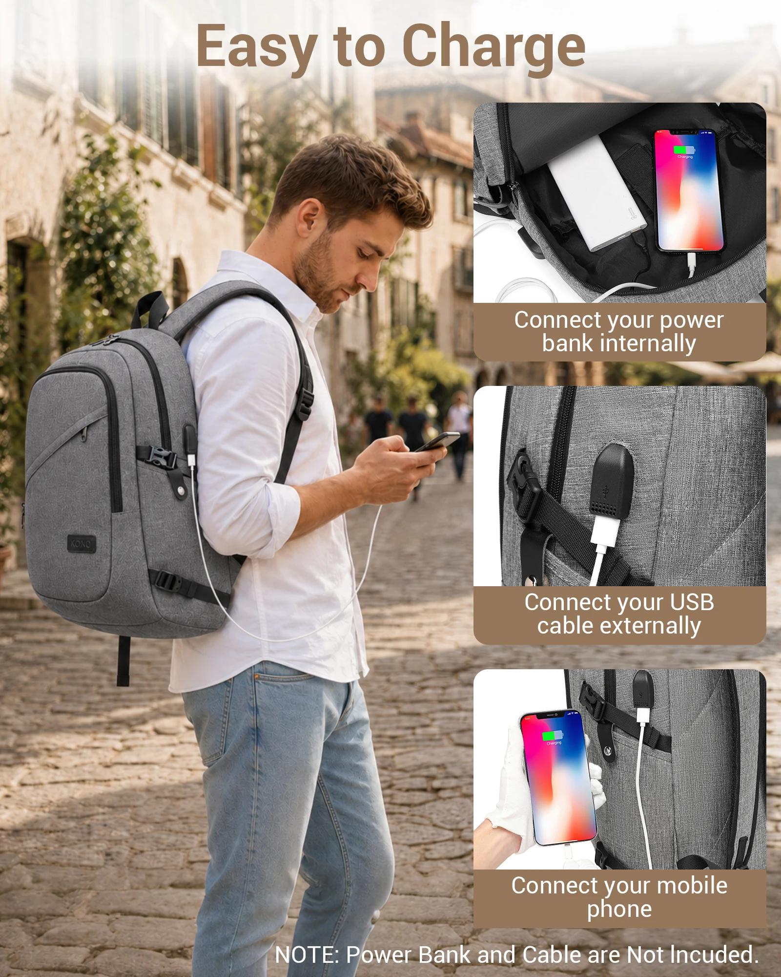 Sac à dos pour ordinateur portable KONO 15