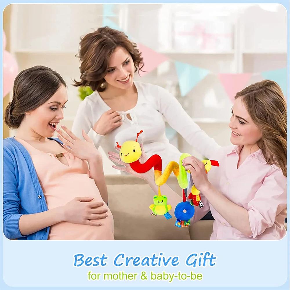 Spirale itude d'activité mignonne pour bébé, poussette CPull, siège auto, jouets de voyage, hochets pour garçons et filles
