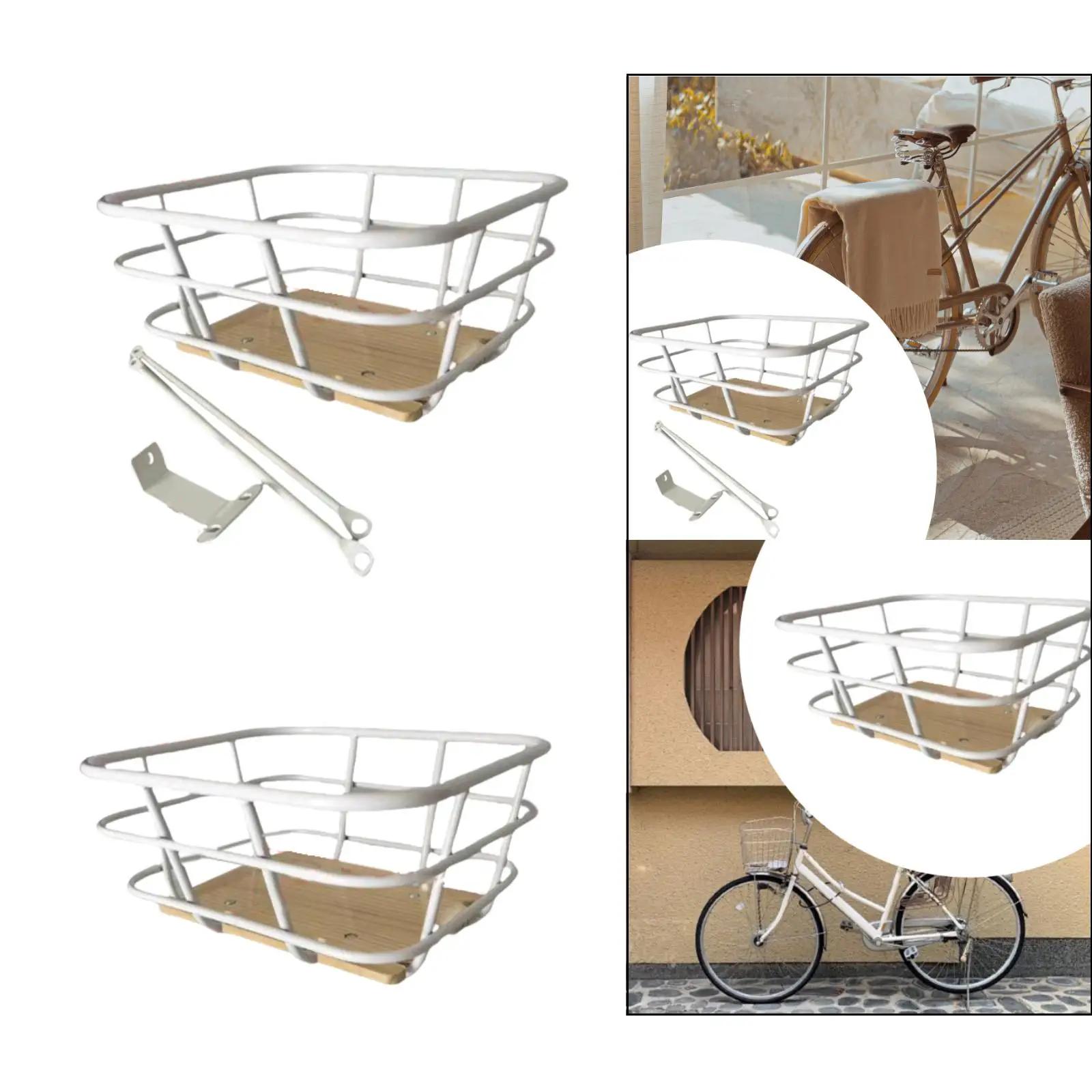 Panier avant de vélo, support de chargement de vélo, décor facile à assembler, Portable, tendance, panier de vélo pour l'équitation