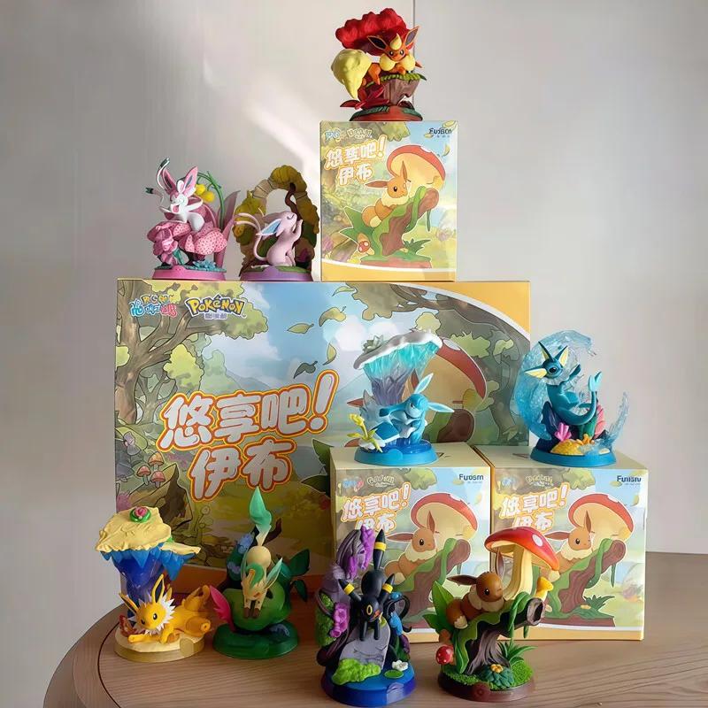 Figurine Pokemon Eeveelution Espeon Sylveon Glaceon Leafeon Vaporeon Umbreon Flareon