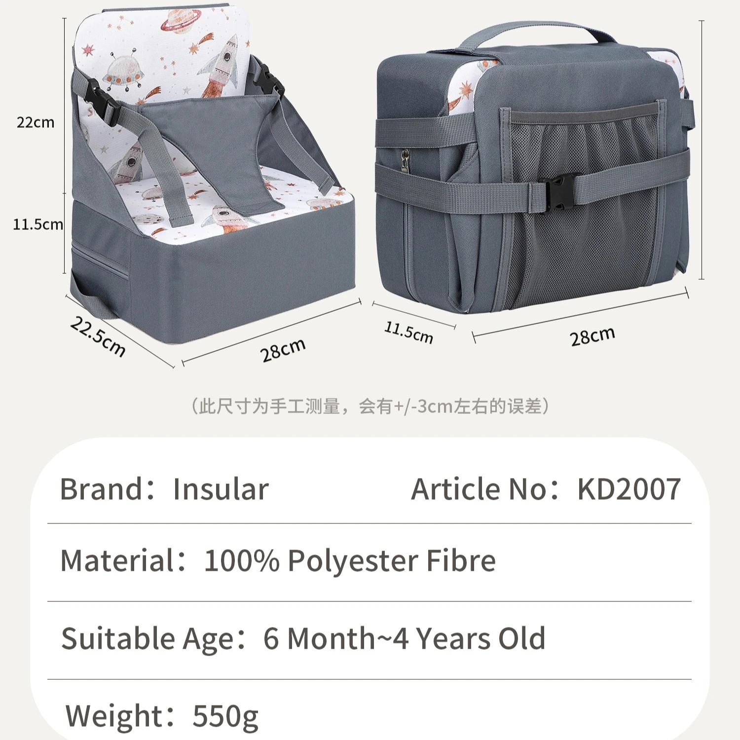 Coussin rehausseur ventilé pour enfant - Siège antidérapant et pliable portable étanche