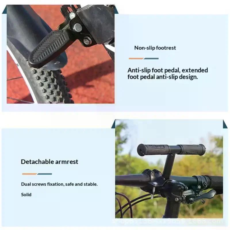 Siège enfant avant pour vélo avec guidon