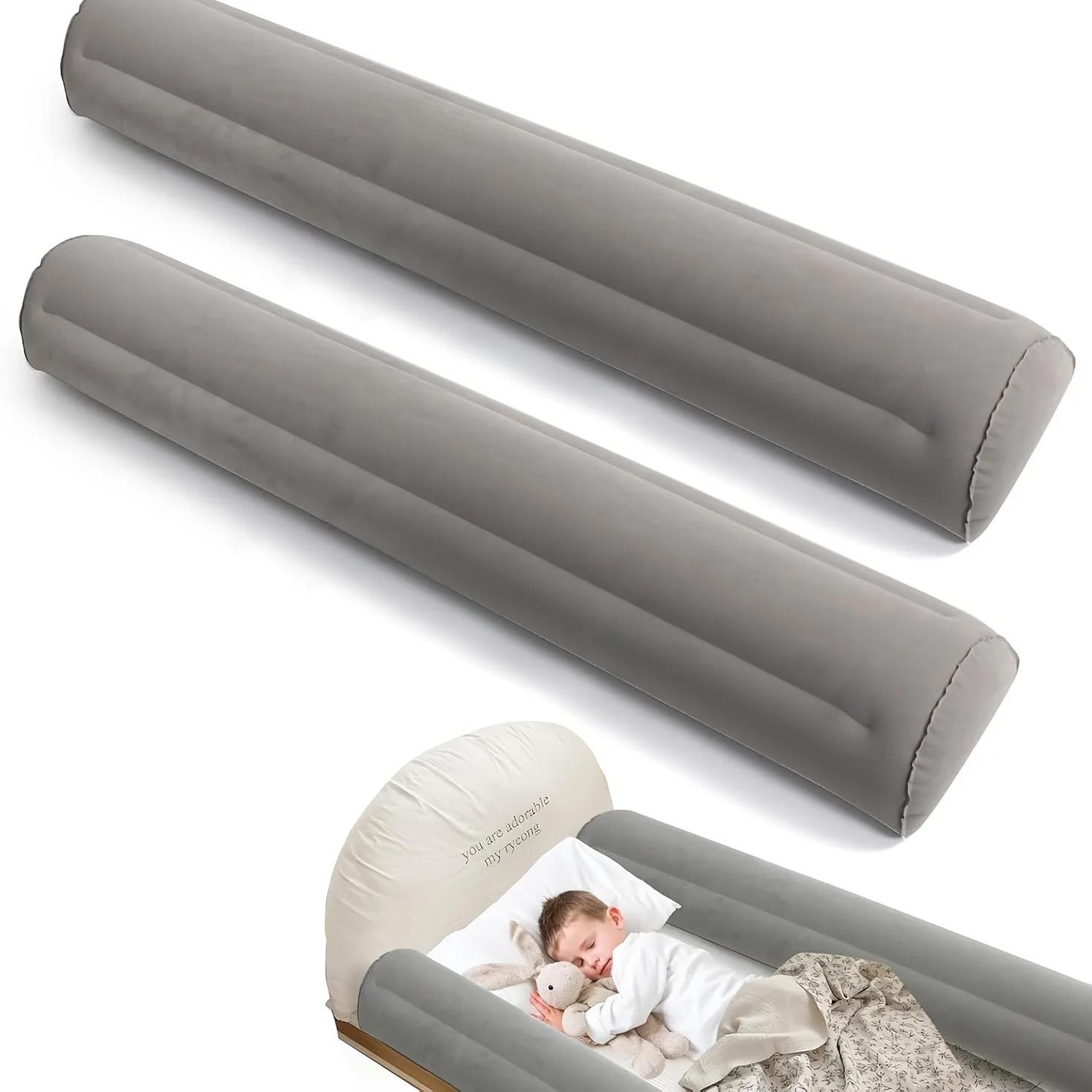Rail de lit de voyage 1/2, Rail de lit de voyage pliable gonflable, garde-corps de lit gonflable Portable, adapté au pliable, simple et double