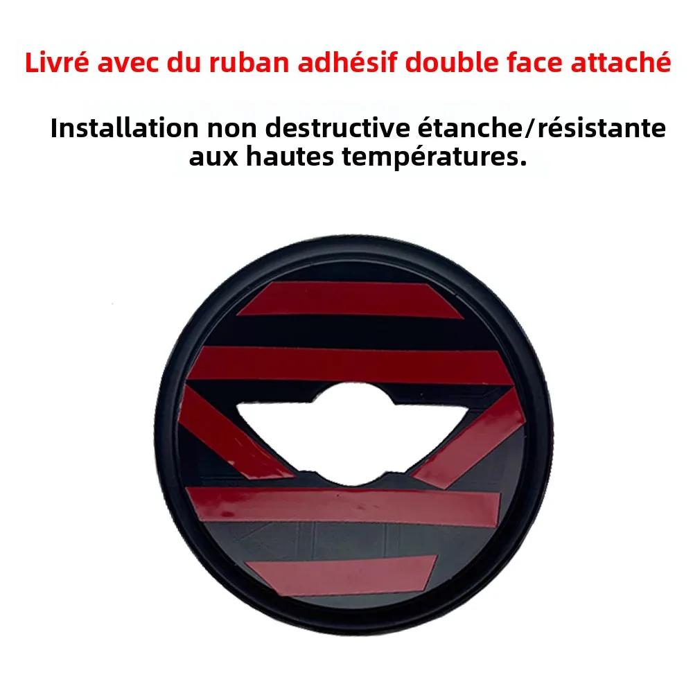 Couverture autocollante décorative pour Center de volant de voiture
