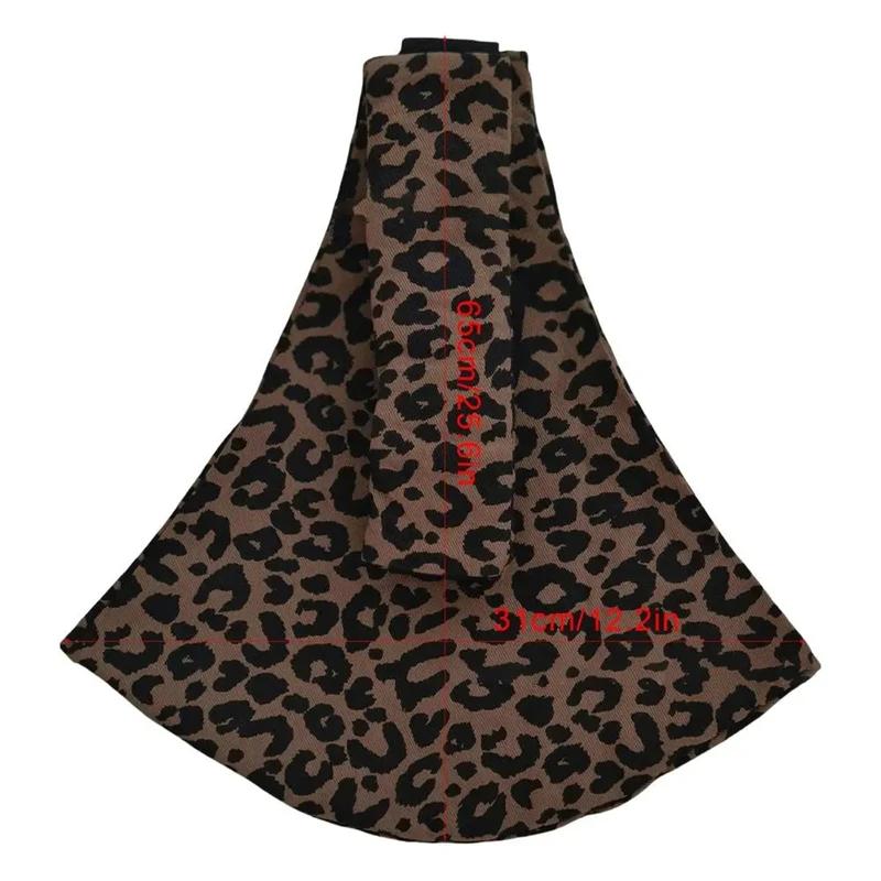 Porte-bébé léopard portable câlin avant - Support dorsal taille réglable sorties avec nourrisson