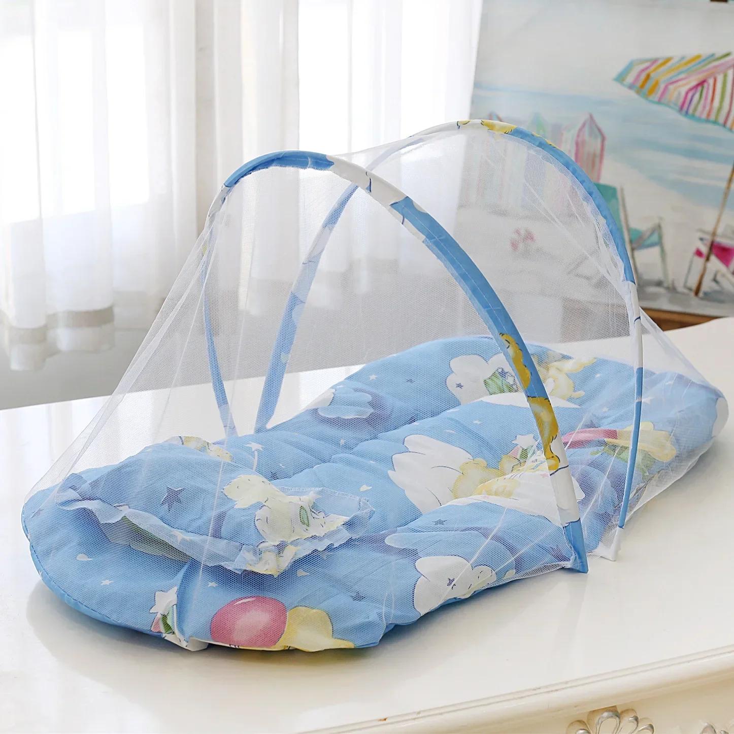 Moustiquaire Portable et Pliable en Polyester pour Lit de Bébé