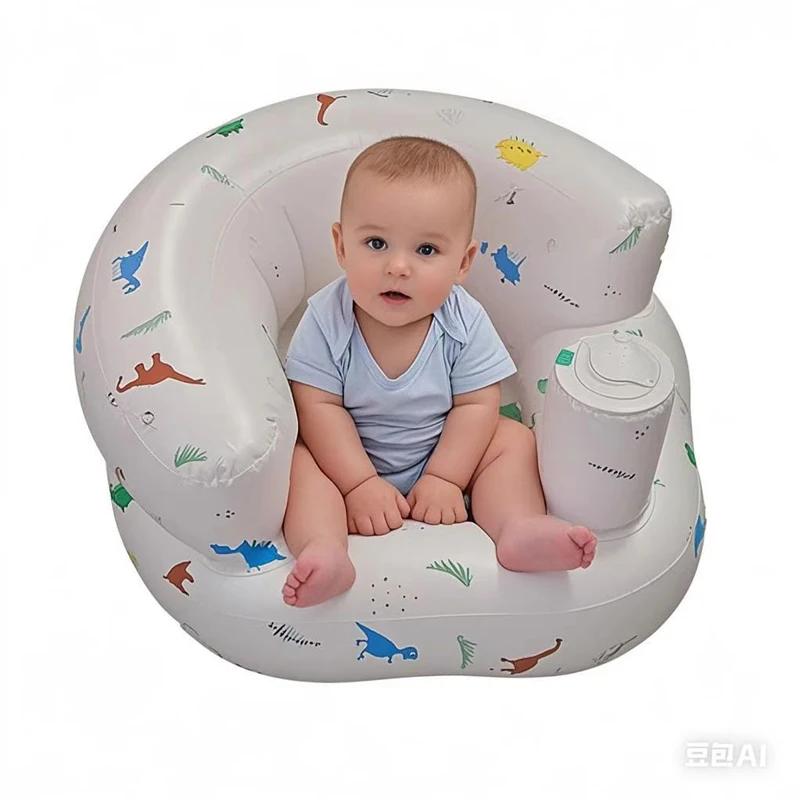 Canapé gonflable pour bébé de 6 à 36 mois