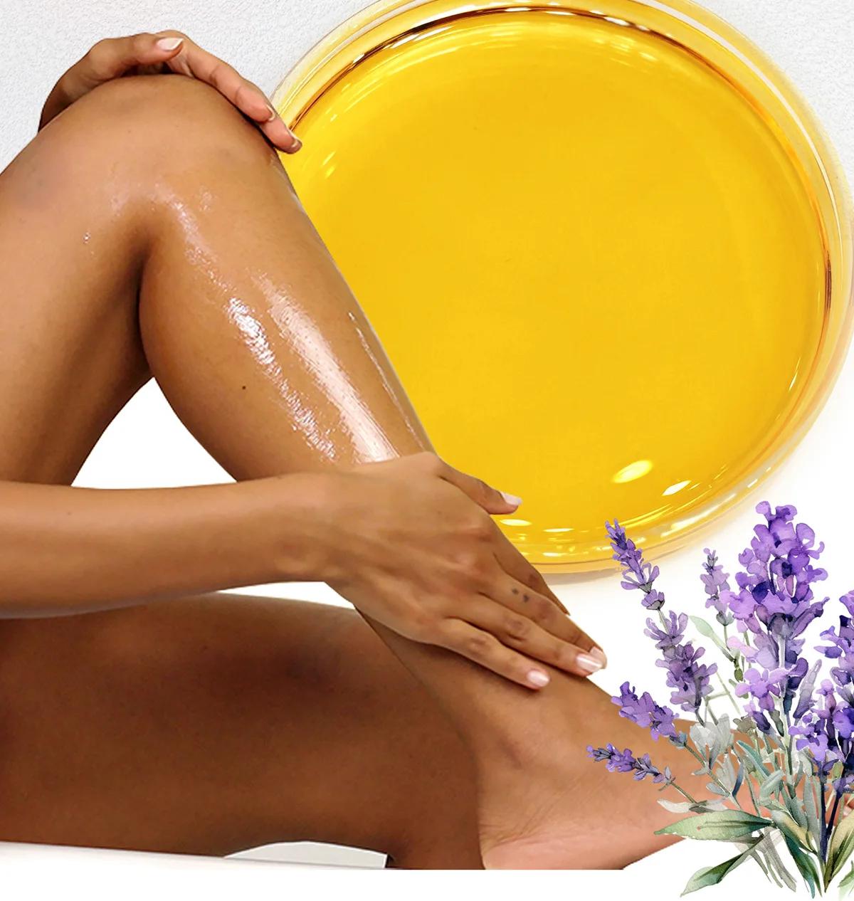 WK JALY Glow Boosting Huile corporelle blanchissante au glutathion et à la lavande
