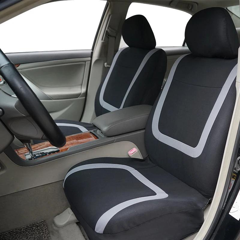 Ensemble complet de housses de siège de voiture en tissu Polyester universel