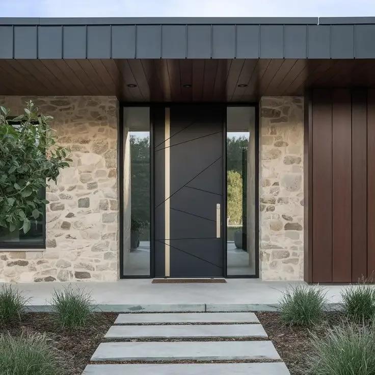 Portes principales de prix d'usine pour la sécurité de la maison
