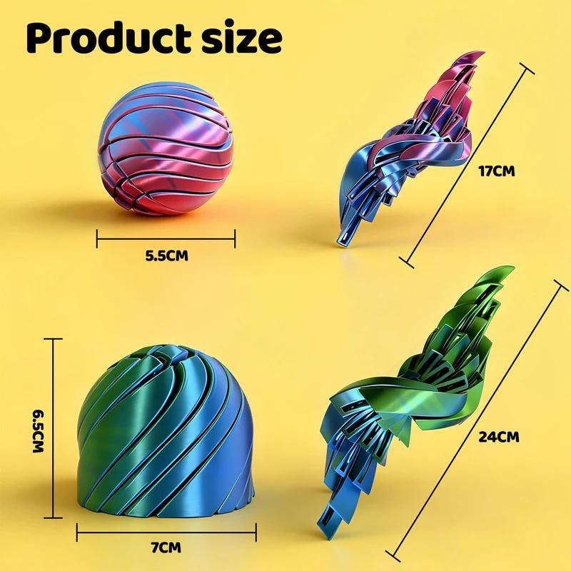 Boule à visqueux Fidget jouet 3D imprimé Twistsphere