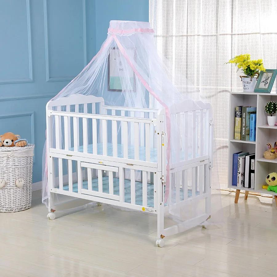 Moustiquaire de lit bébé en maille dôme suspendue pour l'été